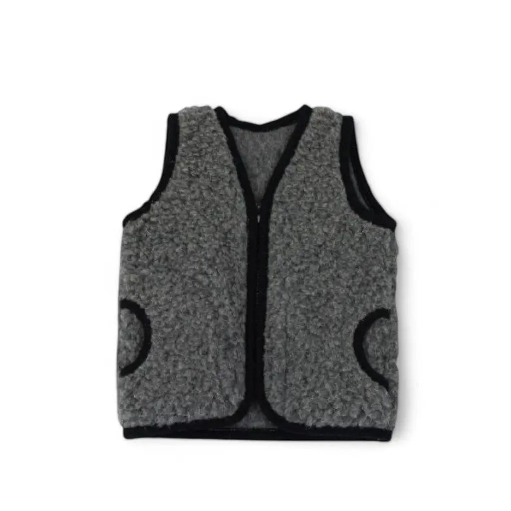Kinderweste Merinowolle - Warme Merino-Weste mit Woolmark-Zertifikat