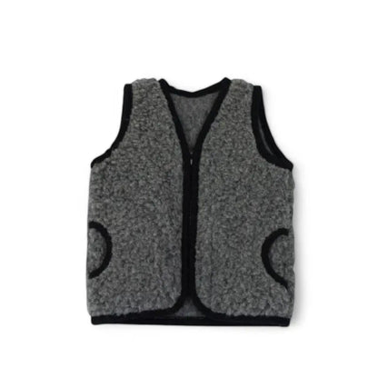 Kinderweste Merinowolle - Warme Merino-Weste mit Woolmark-Zertifikat