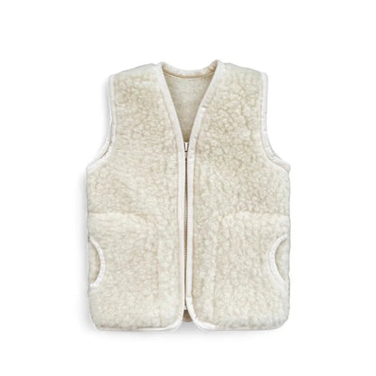 Kinderweste Merinowolle - Warme Merino-Weste mit Woolmark-Zertifikat
