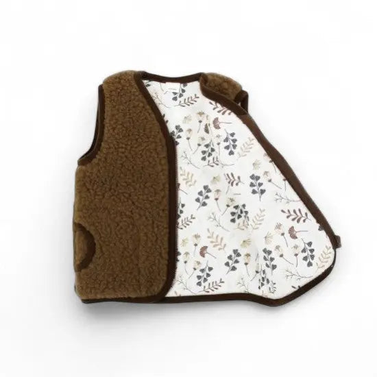 Kinderweste Merino Muster - Warme Merino-Weste mit Baumwollfutter und Woolmark-Zertifikat