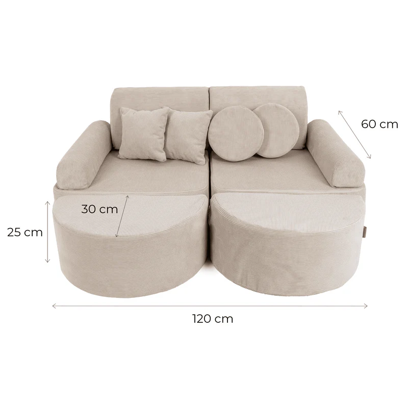 MeowBaby Spielsofa Mini Max Cord Premium