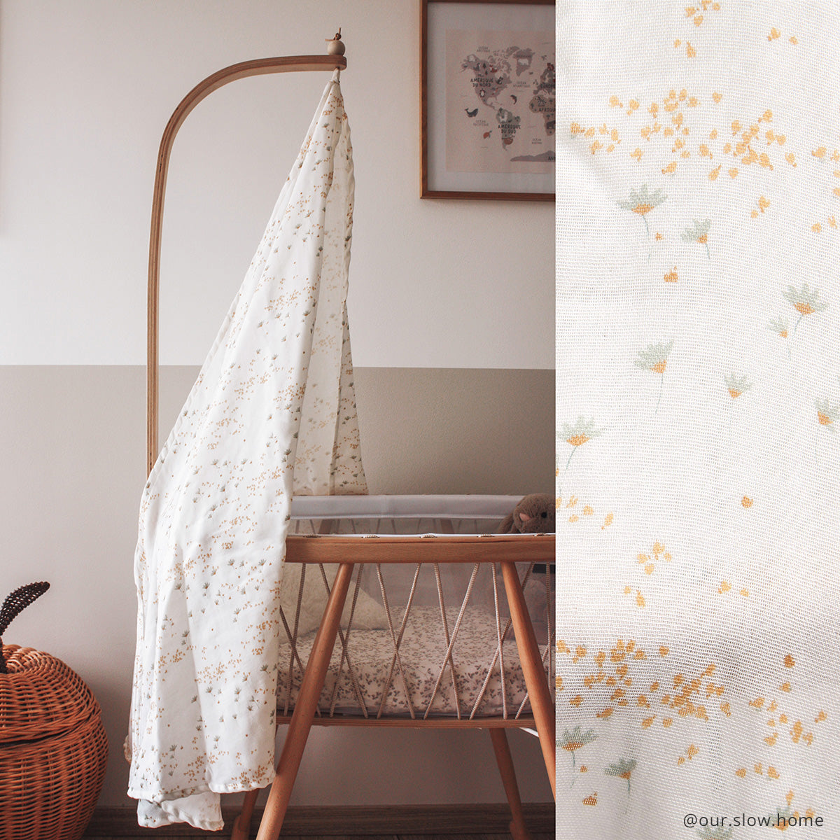 KUMI Betthimmel CANOPY – Bio-Baumwolle