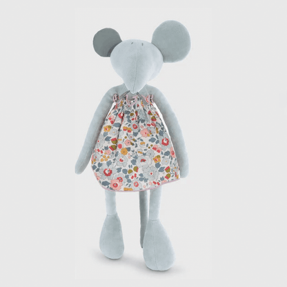 Kuscheltier Maus Hector - 48cm Premium Stofftier aus GOTS-Bio-Baumwolle (Made in France)
