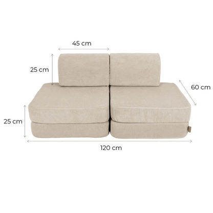 MeowBaby Spielsofa Mini Basic Cord-Premium